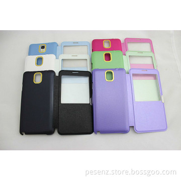 Luxury Mobile Phone Leather Case for Samsung Note 3, Light Material Luxury Leather PC Case